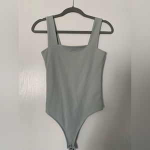Double-layered seamless fabric square neck bodysuit from Abercrombie